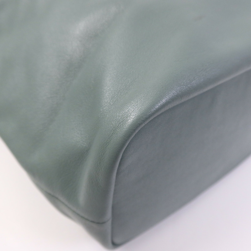 COACH 牛皮皮革Tote Bag金扣手挽袋-12