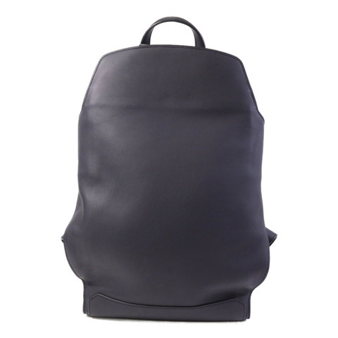 HERMES Swift皮革City Backpack 27銀扣背包Blue Nuit