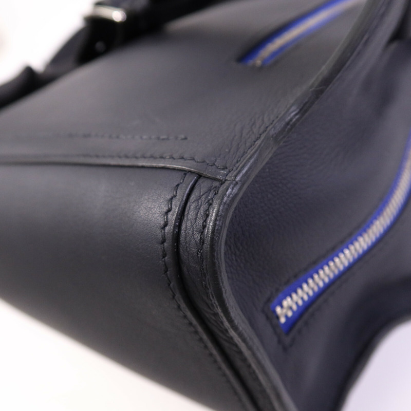 HERMES Swift皮革City Backpack 27銀扣背包Blue Nuit-11