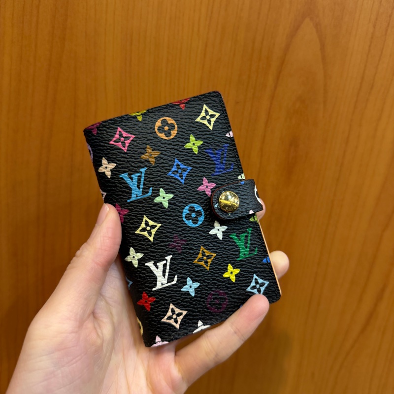 LV 黑彩隨身筆記本-0