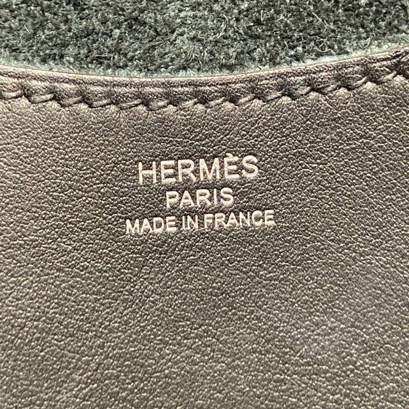 HERMES 愛馬仕 IN THE LOOP 18 手提包  黑色 銀扣 B刻-14