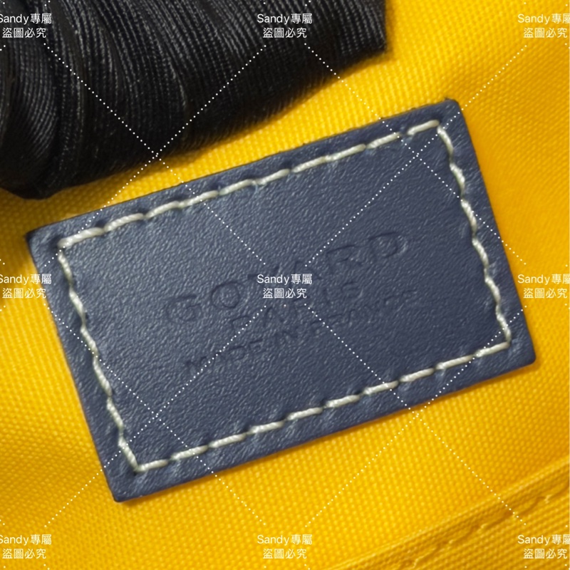 Goyard 洗漱包 飯盒包 深藍色 全新全配  可搭長、短肩帶自行改造包包-18