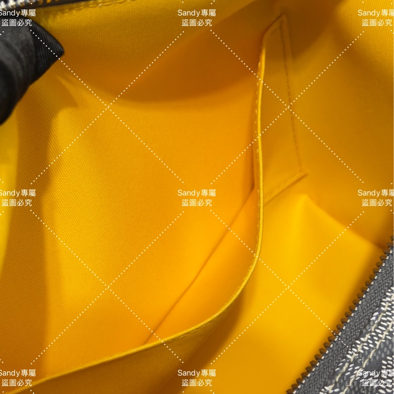 Goyard 洗漱包 飯盒包 灰色 全新全配  可搭長、短肩帶自行改造包包-36
