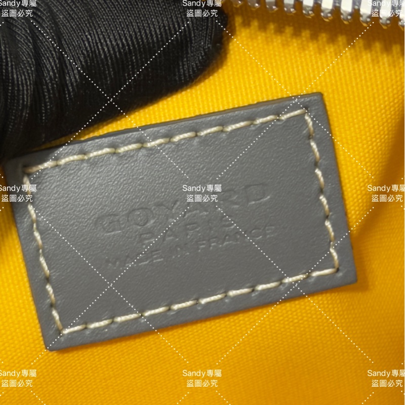 Goyard 洗漱包 飯盒包 灰色 全新全配  可搭長、短肩帶自行改造包包-51