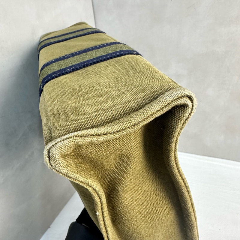Hermès 中古綠色小號帆布手袋-8
