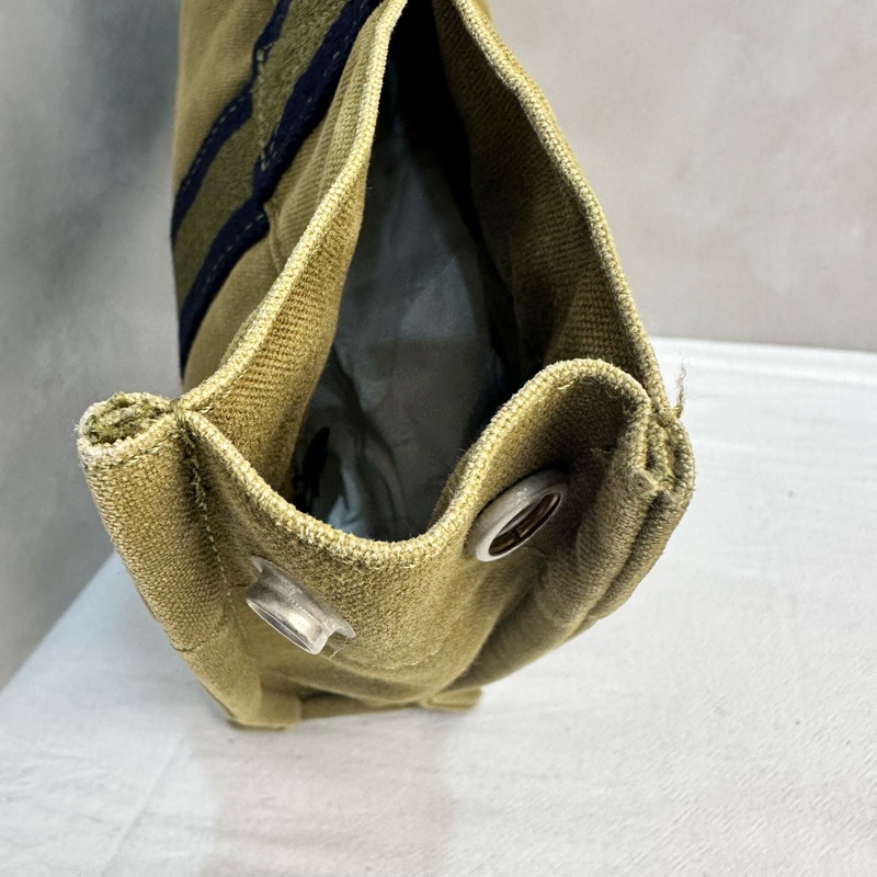 Hermès 中古綠色小號帆布手袋-10