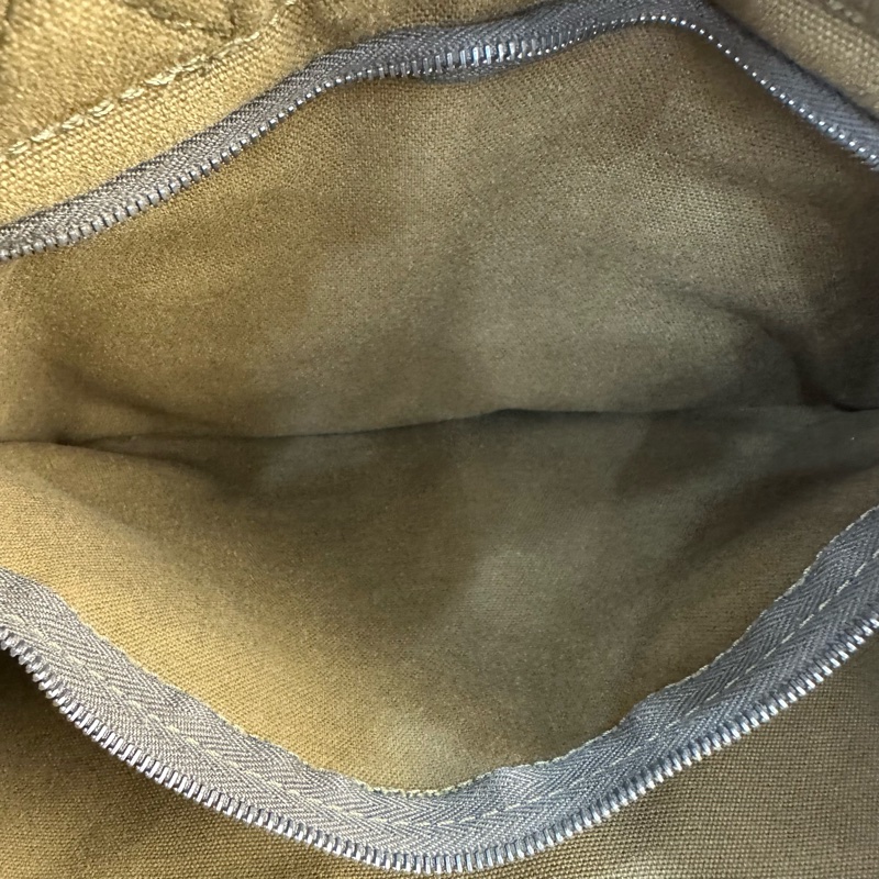 Hermès 中古綠色小號帆布手袋-15