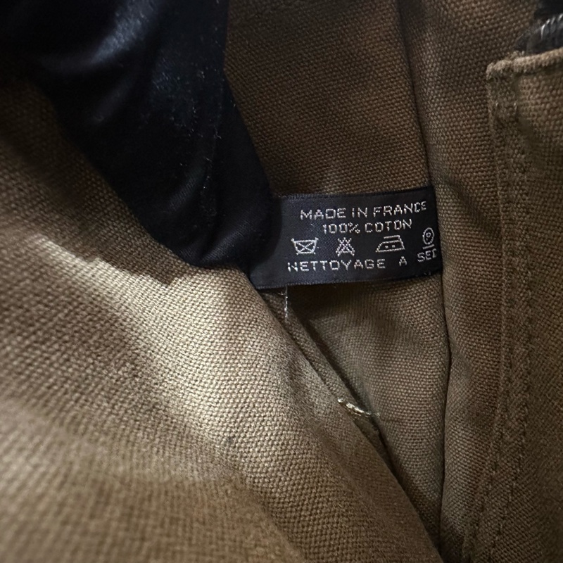 Hermès 中古綠色小號帆布手袋-17