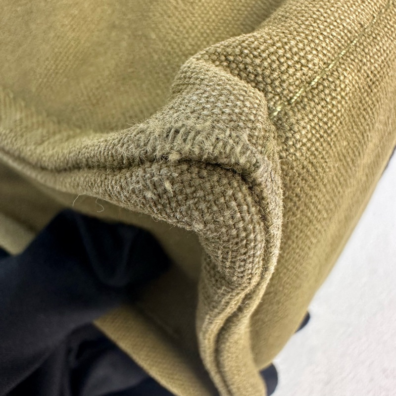 Hermès 中古綠色小號帆布手袋-19