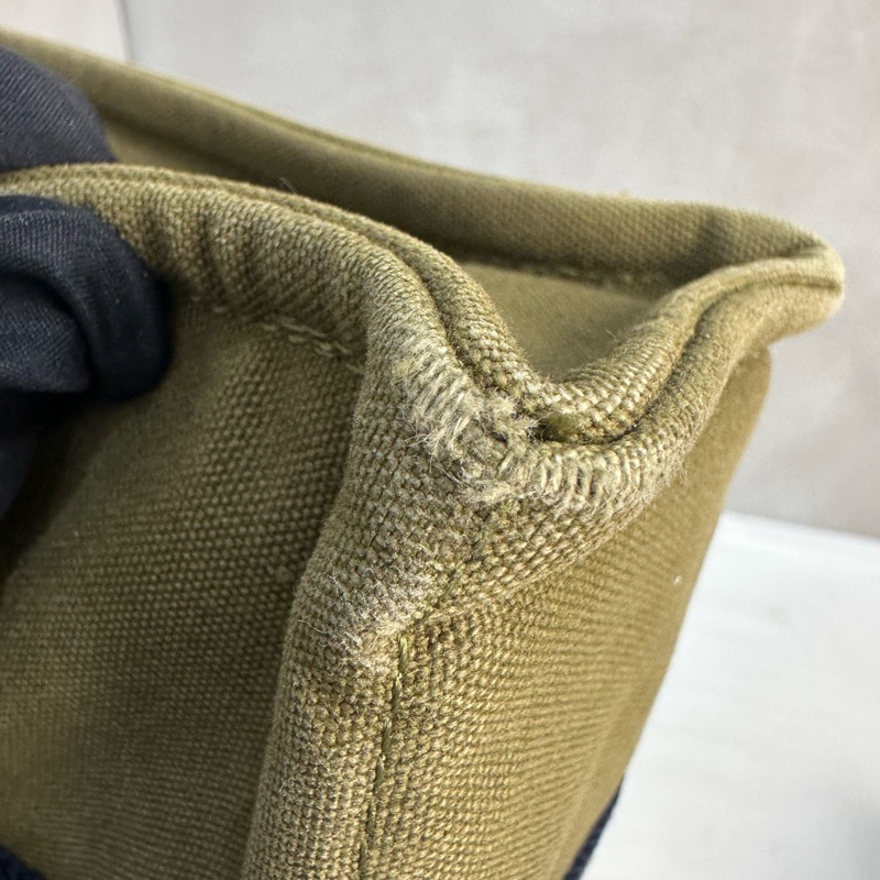 Hermès 中古綠色小號帆布手袋-22