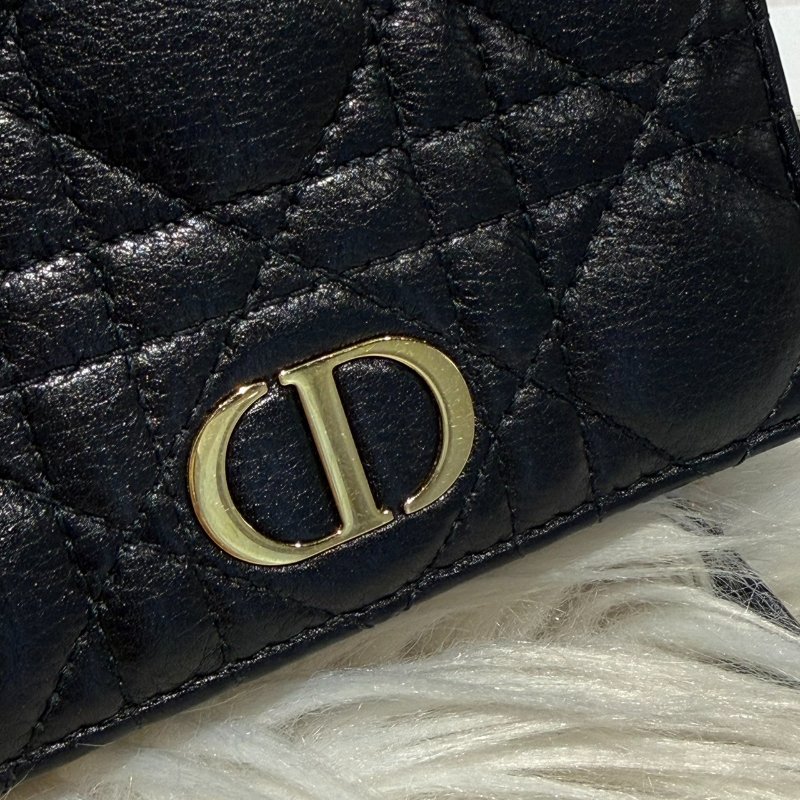 DIOR 藤格紋短夾-7