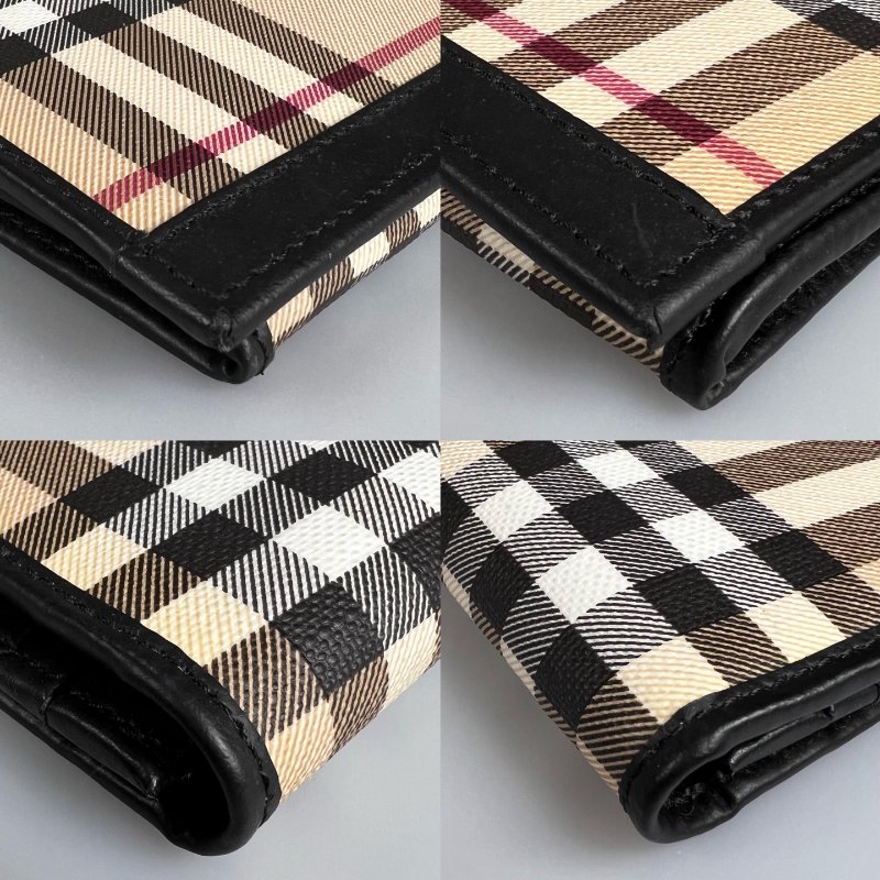 BURBERRY 格紋對開長夾-11