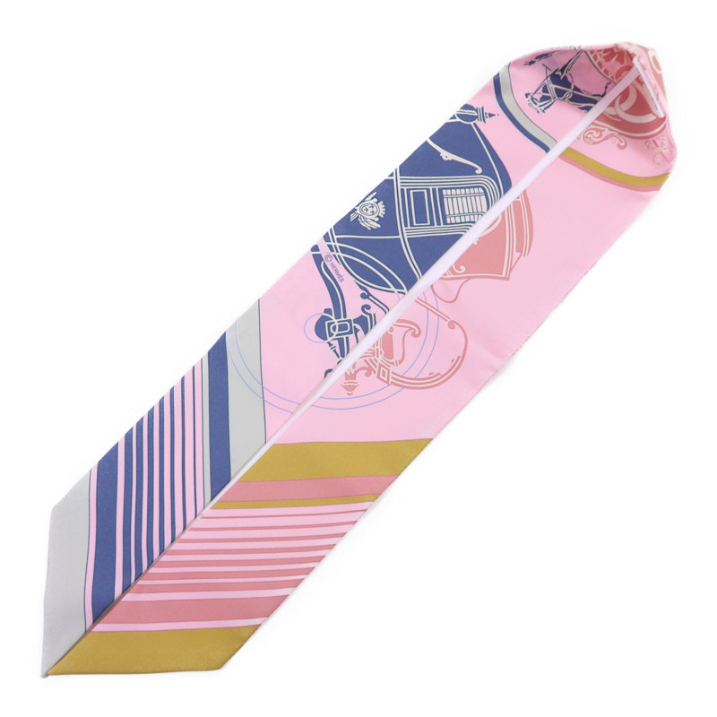 HERMES 絲質Twilly絲巾-2