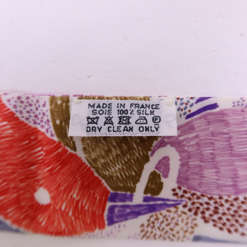 HERMES 絲質Twilly絲巾-6