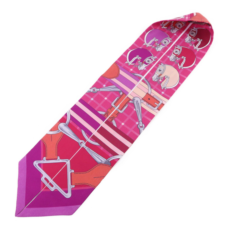 HERMES 絲質Twilly絲巾-2