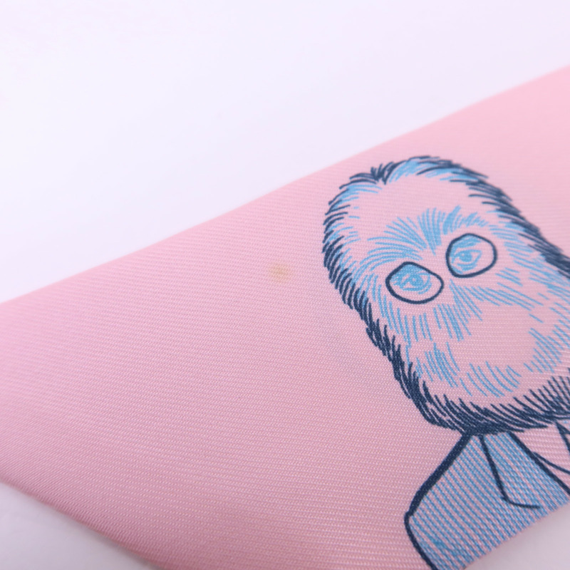 HERMES 絲質Twilly絲巾-8