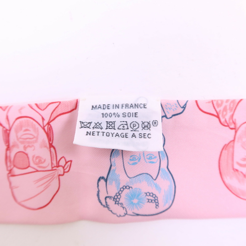 HERMES 絲質Twilly絲巾-6
