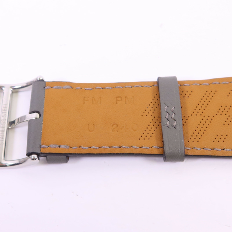 HERMES Swift皮革Apple Watch Strap銀扣錶帶-8