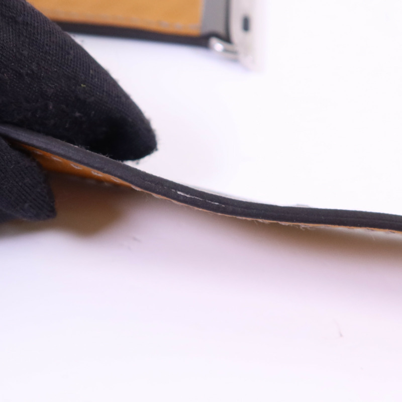 HERMES Swift皮革Apple Watch Strap銀扣錶帶-10