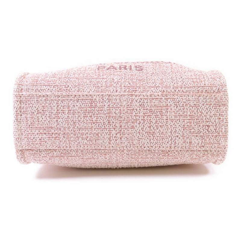 CHANEL 帆布Tote Bag金扣鏈帶手挽袋-3