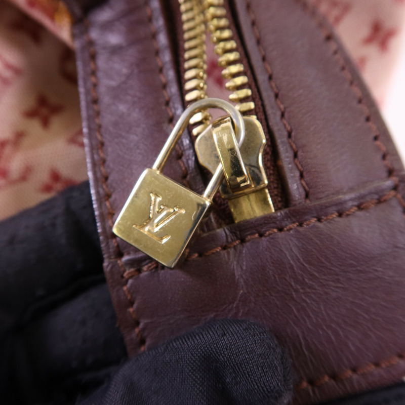 LOUIS VUITTON Monogram Mini Josephine PM金扣手挽袋-8