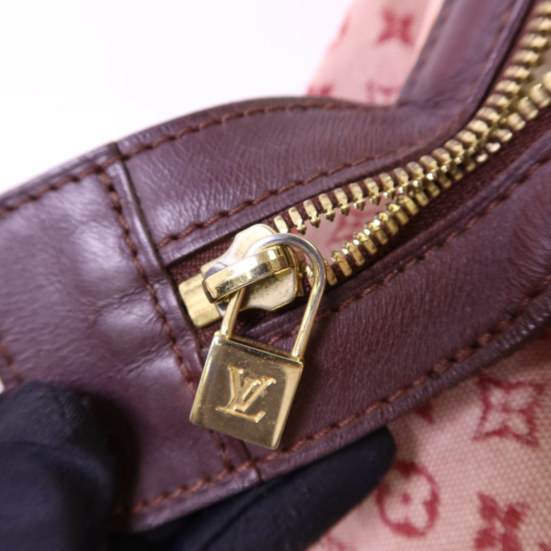 LOUIS VUITTON Monogram Mini Josephine PM金扣手挽袋-9