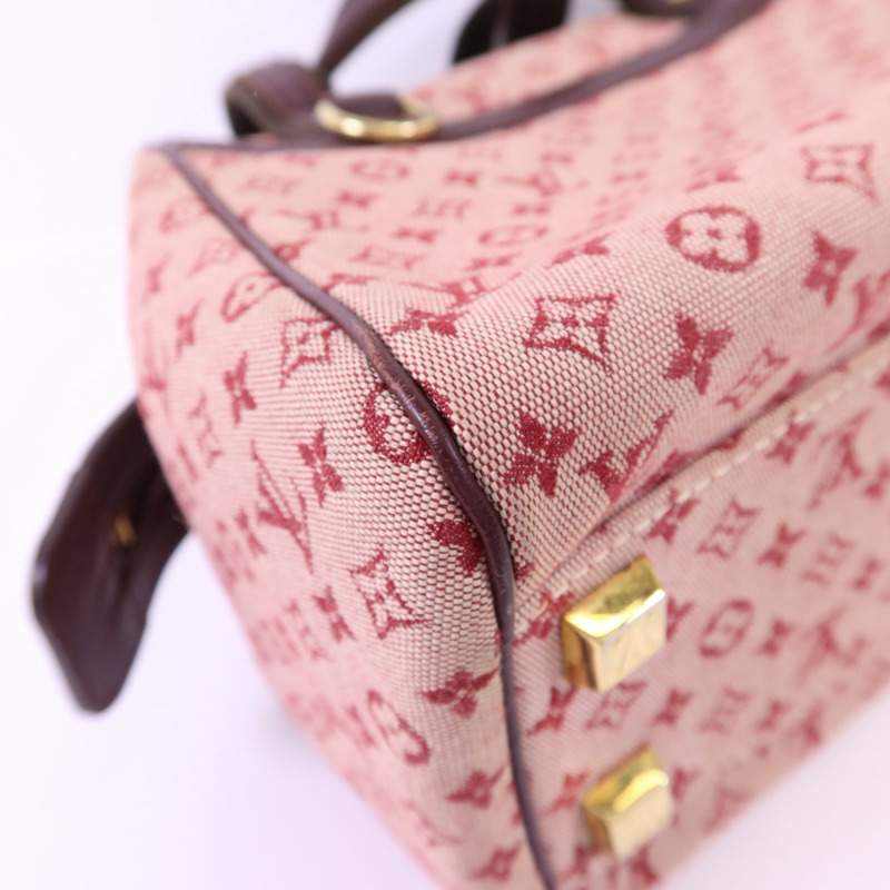 LOUIS VUITTON Monogram Mini Josephine PM金扣手挽袋-12