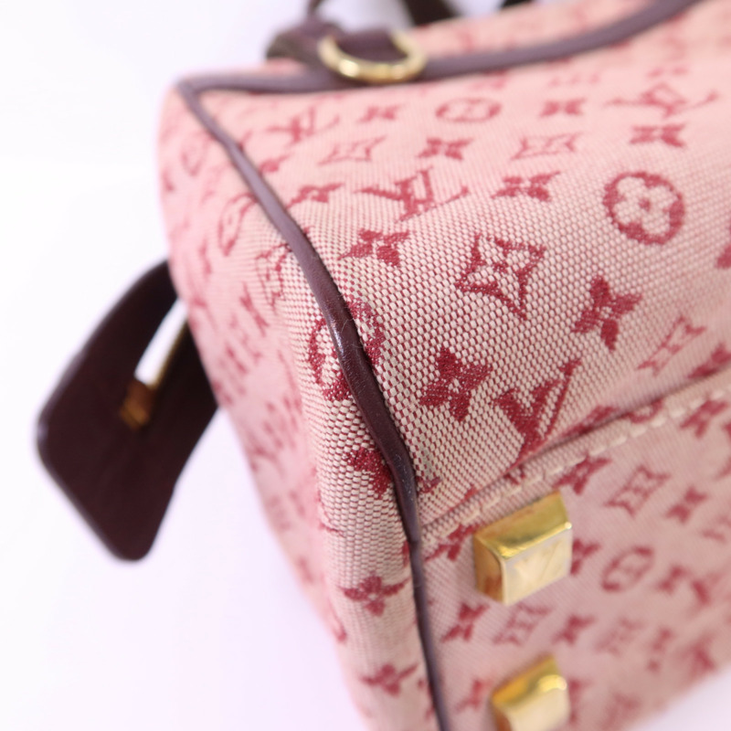 LOUIS VUITTON Monogram Mini Josephine PM金扣手挽袋-14
