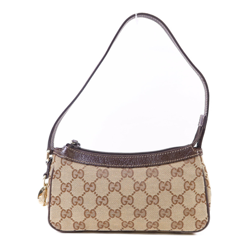 GUCCI 帆布Hand Bag金扣手挽袋-0