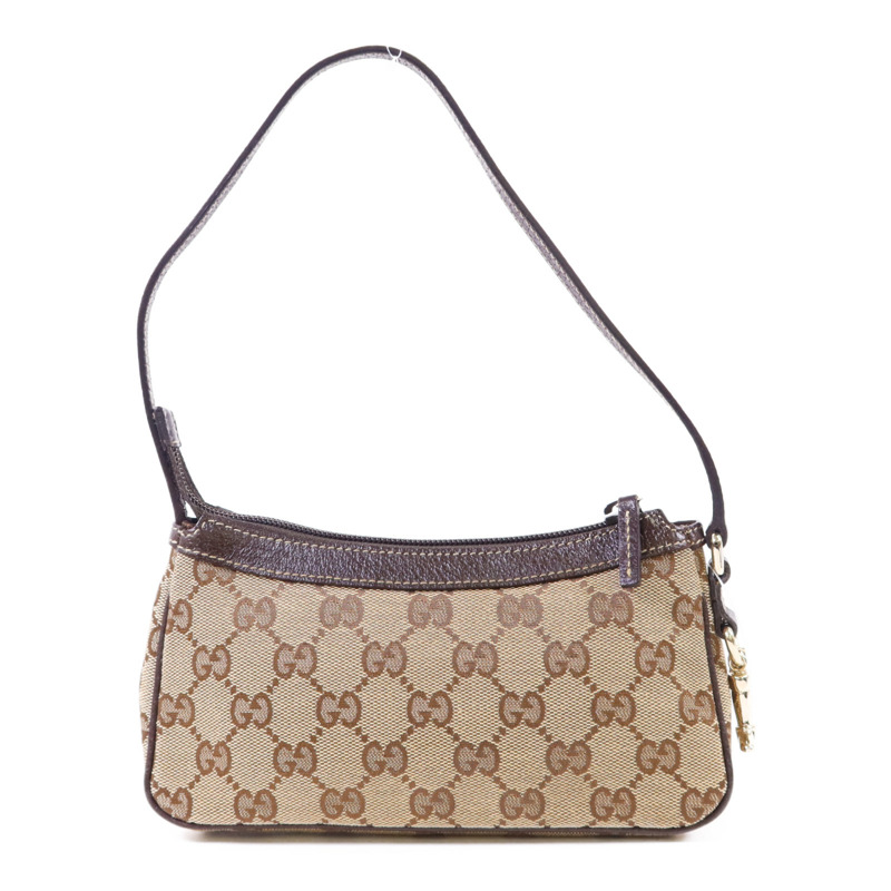 GUCCI 帆布Hand Bag金扣手挽袋-2