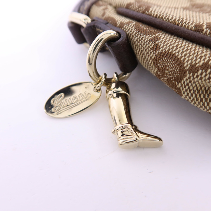 GUCCI 帆布Hand Bag金扣手挽袋-8