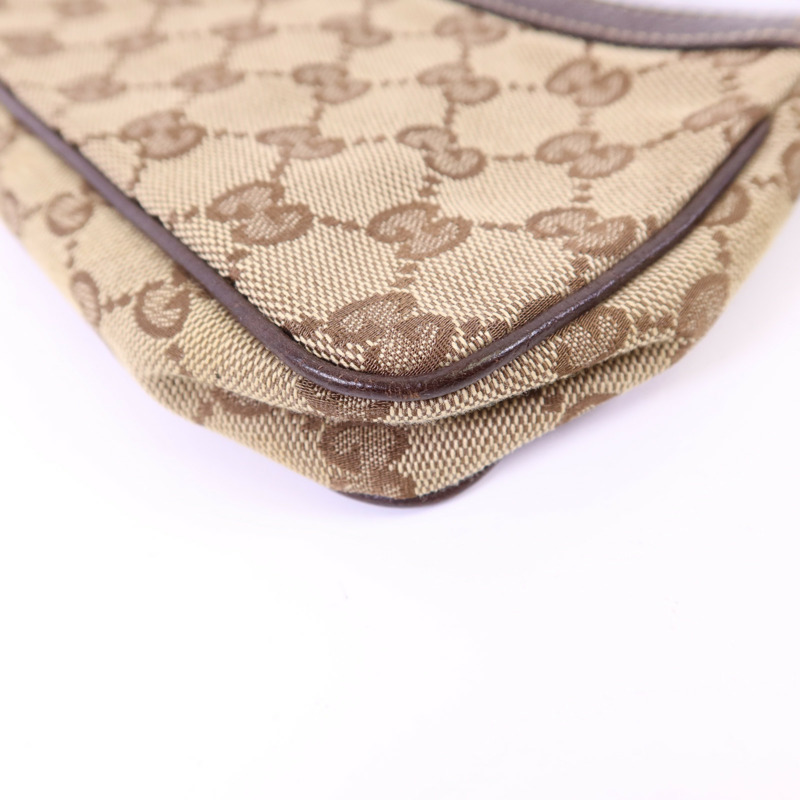 GUCCI 帆布Hand Bag金扣手挽袋-9