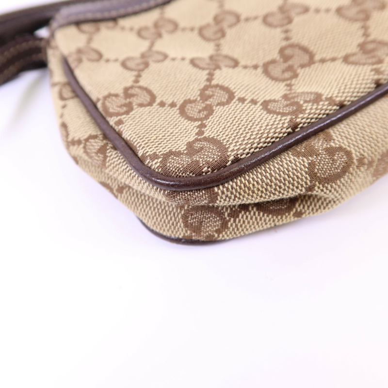 GUCCI 帆布Hand Bag金扣手挽袋-12