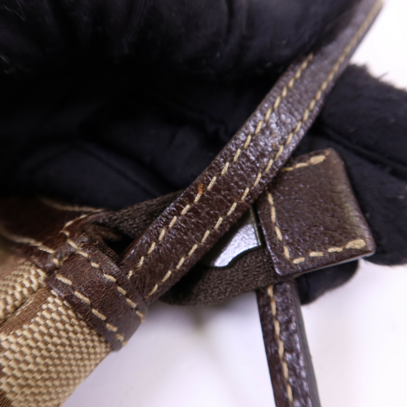 GUCCI 帆布Hand Bag金扣手挽袋-13