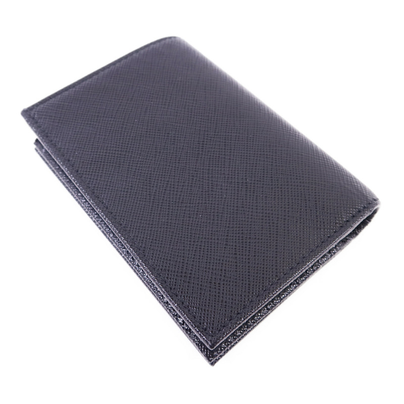 PRADA 牛皮皮革Wallet金扣錢包-3