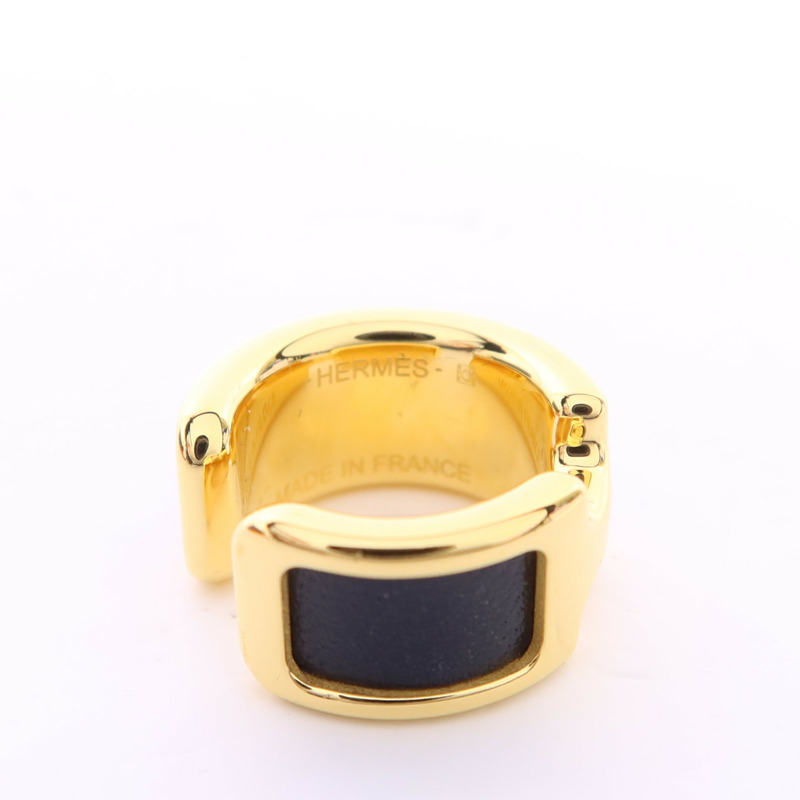 HERMES 金屬/皮革Olympe Ear Cuff耳夾-4