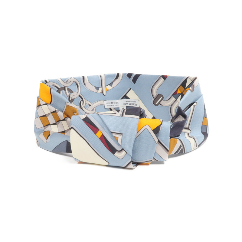 HERMES 絲質Hair Band髮帶-0