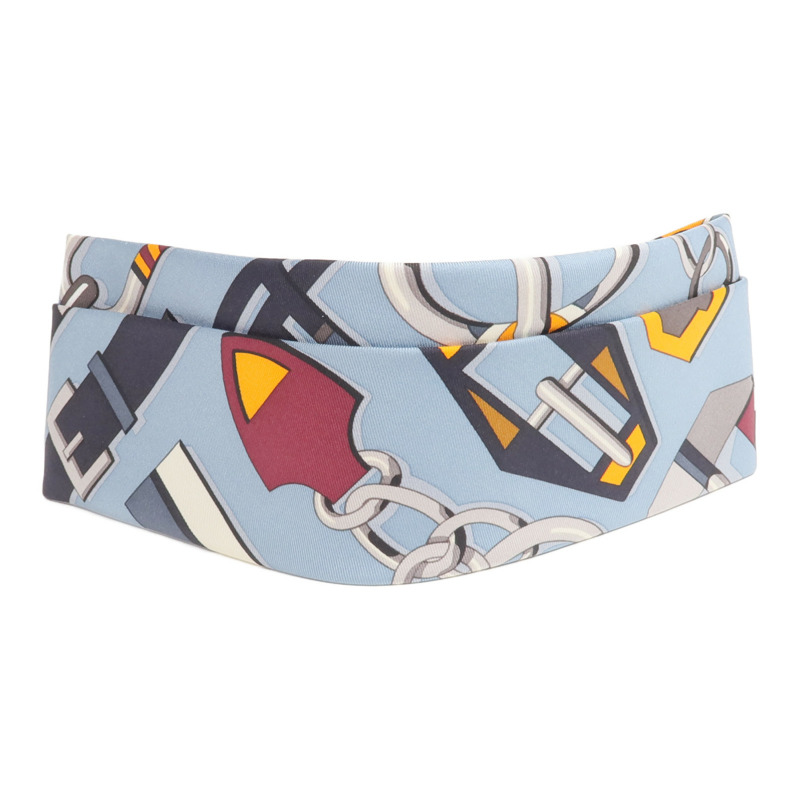 HERMES 絲質Hair Band髮帶-2