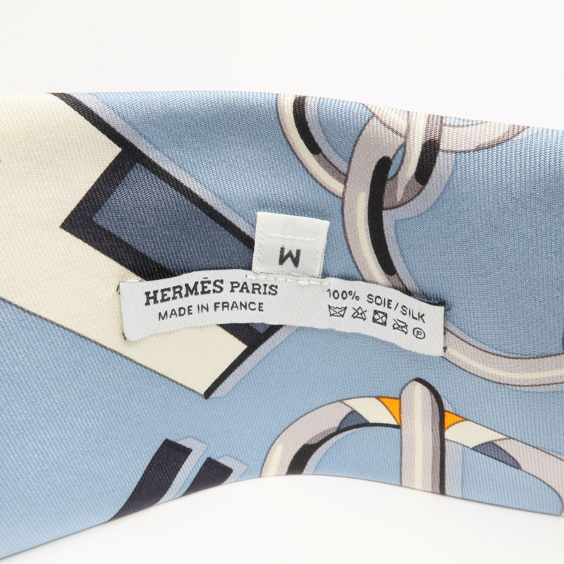 HERMES 絲質Hair Band髮帶-4