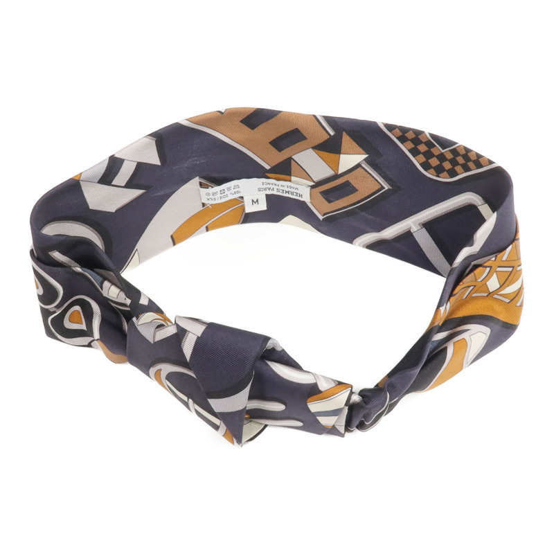 HERMES 絲質Hair Band髮帶-3