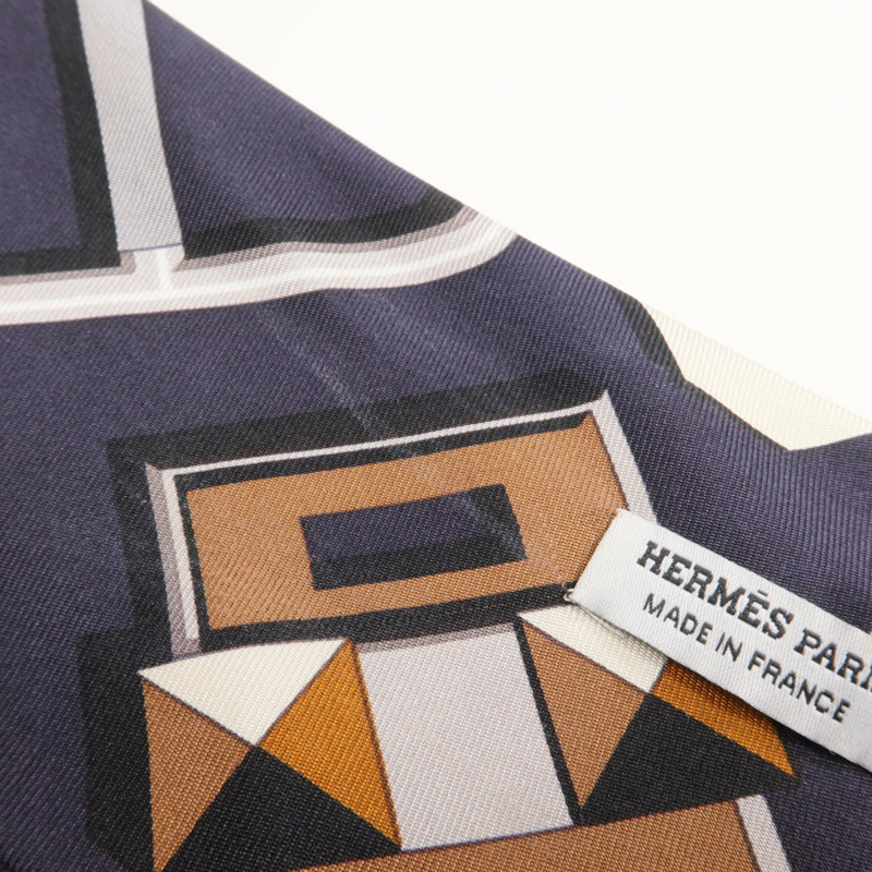 HERMES 絲質Hair Band髮帶-5