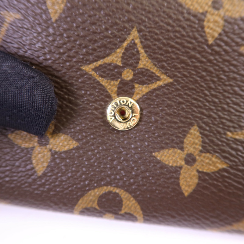 LOUIS VUITTON Monogram Rosalie金扣零錢包-7