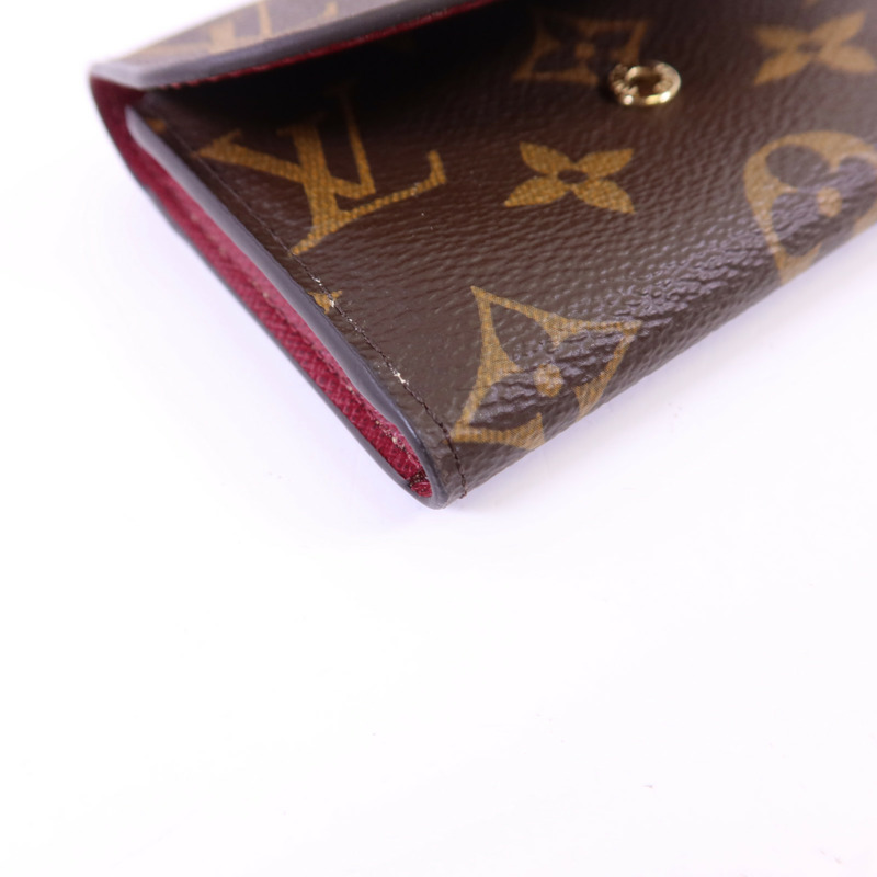 LOUIS VUITTON Monogram Rosalie金扣零錢包-10
