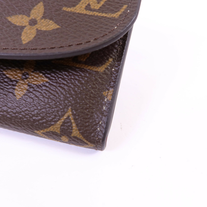 LOUIS VUITTON Monogram Rosalie金扣零錢包-15
