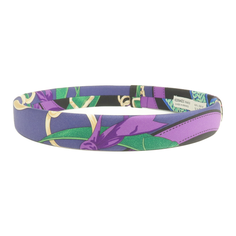 HERMES 絲質Hair Band髮帶-1