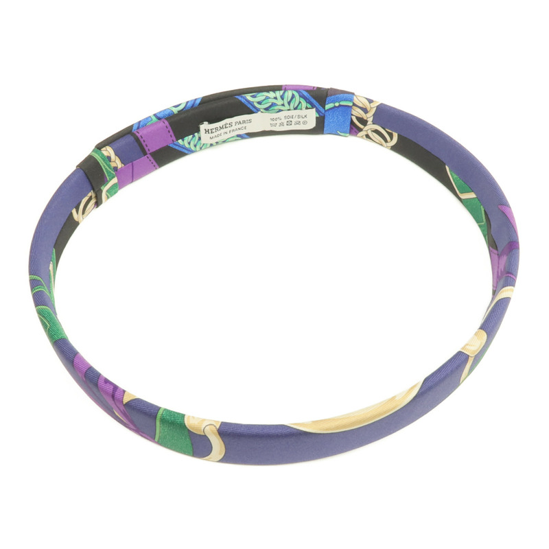 HERMES 絲質Hair Band髮帶-4
