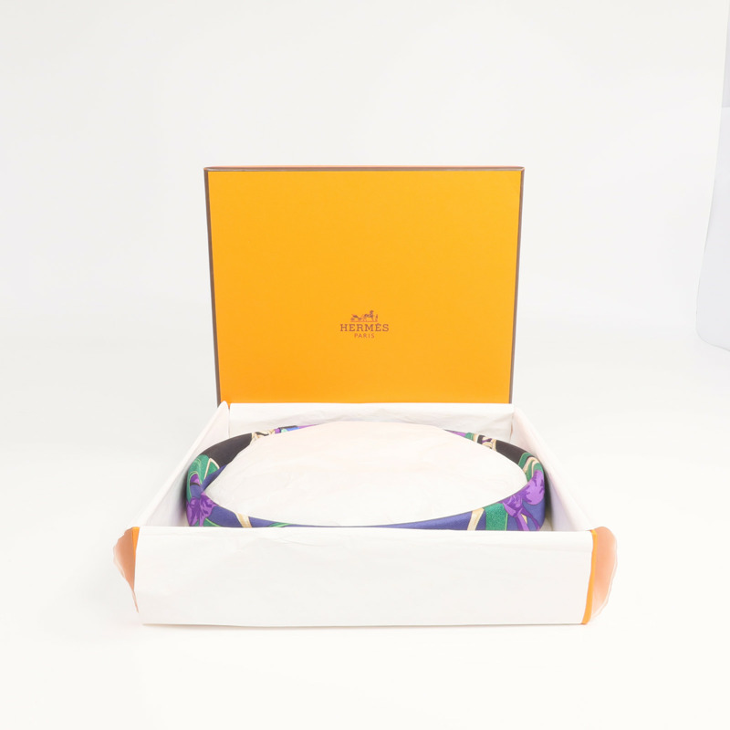HERMES 絲質Hair Band髮帶-5