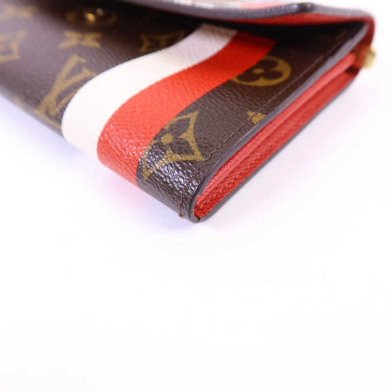 LOUIS VUITTON Monogram Groom Portefeuille Sarah金扣長錢包-9