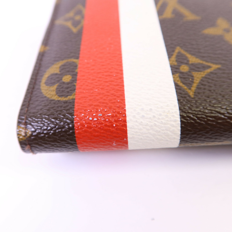 LOUIS VUITTON Monogram Groom Portefeuille Sarah金扣長錢包-13