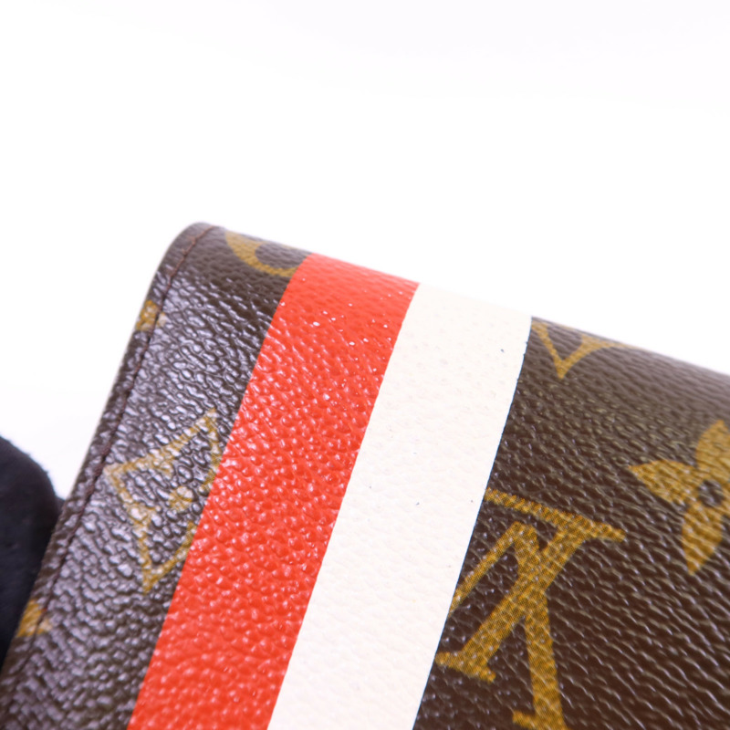 LOUIS VUITTON Monogram Groom Portefeuille Sarah金扣長錢包-14